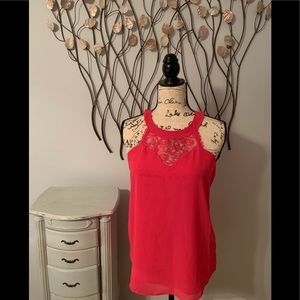 Naked Zebra t back tank top, hot pink small